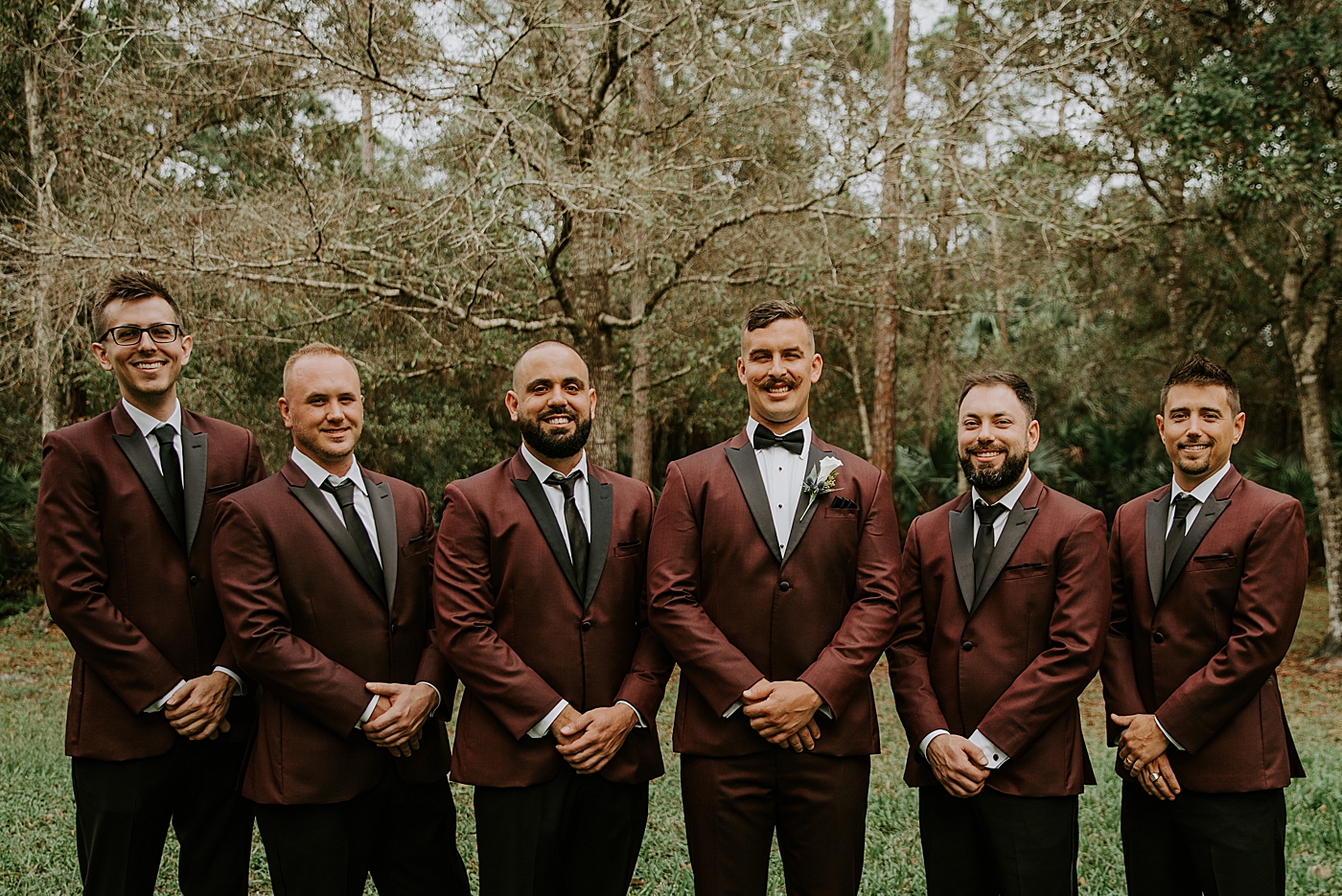 Groom with groomsmen BMR Stables Wedding Photography captured by South Florida Wedding Photographer Maggie Alvarez Photography