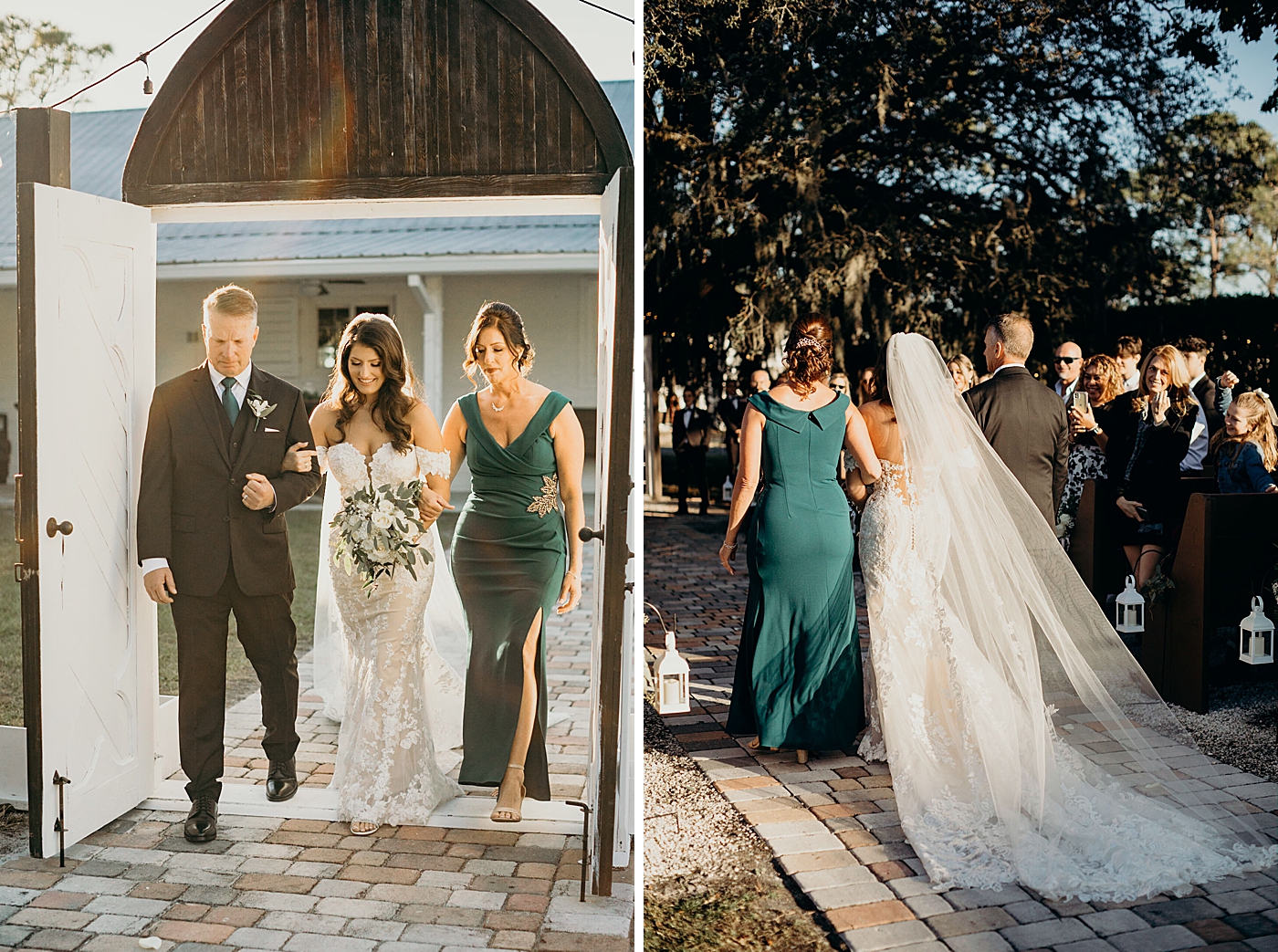 Ceremony here comes the Bride Ever After Farms Wedding Photography captured by South Florida Wedding Photographer Maggie Alvarez Photography