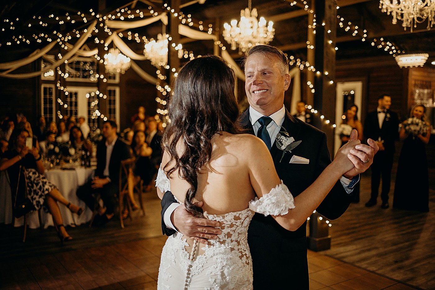Father Daughter dance at reception Ever After Farms Wedding Photography captured by South Florida Wedding Photographer Maggie Alvarez Photography