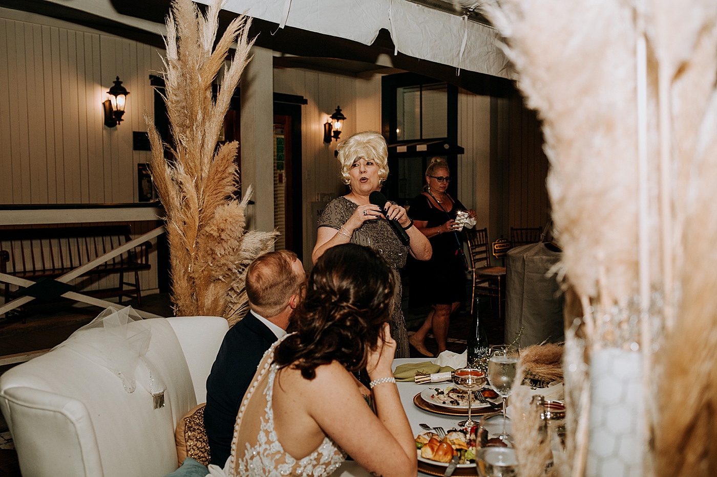 Reception speech Historic Stranahan House Wedding Photography captured by South Florida Wedding Photographer Maggie Alvarez Photography