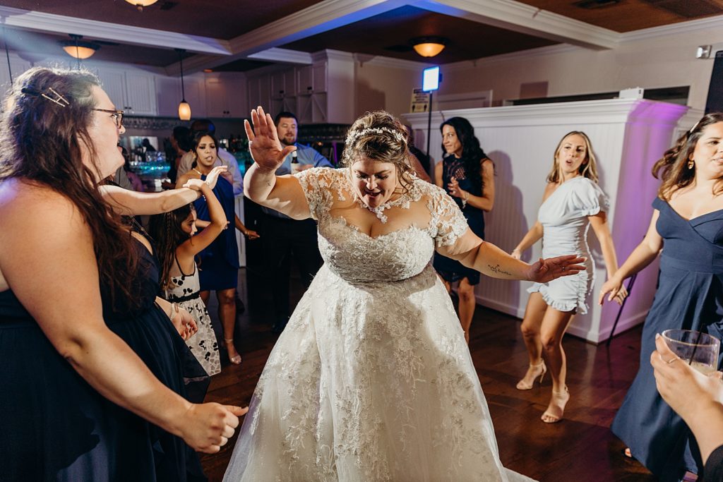 Bride dancing at Reception