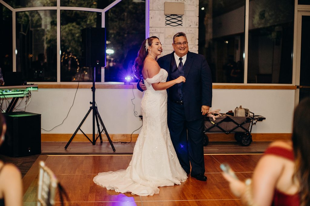 Father daughter dance at Reception